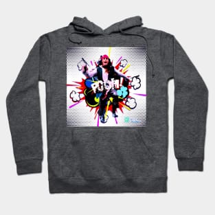 Johnny Depp Boom Pop Art Hoodie